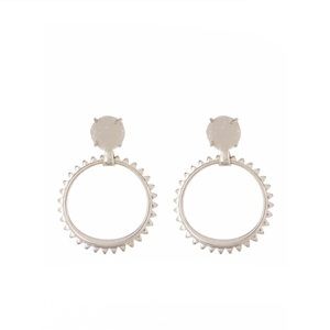 ☘️Lucky Brand☘️Druzy Spike Hoop Earrings